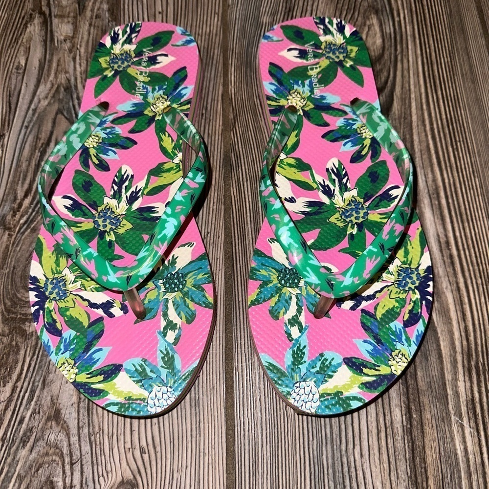 Vera Bradley Floral Flip Flops